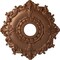 Ekena Millwork Riley Ceiling Medallion (Fits Canopies up to 4 5/8"), 18"OD x 3 1/2"ID x 1 1/2"P, Polished Copper CM18RLPOS - alternate 1